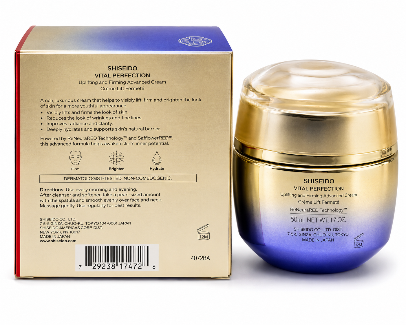 Shiseido Vital Perfection Uplifting & Firming Advanced Cream 1.7 oz