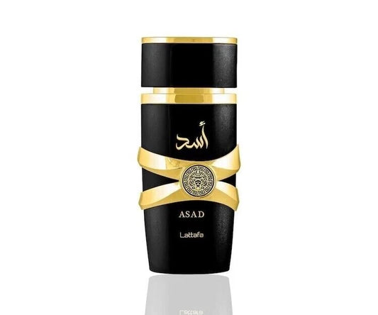 Lattafa Asad Eau de Parfum 3.4 oz / 100ml Spray – Long Lasting Luxury Fragrance