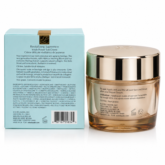 Estée Lauder Revitalizing Supreme+ Youth Power Soft Creme Moisturizer 2.5 oz
