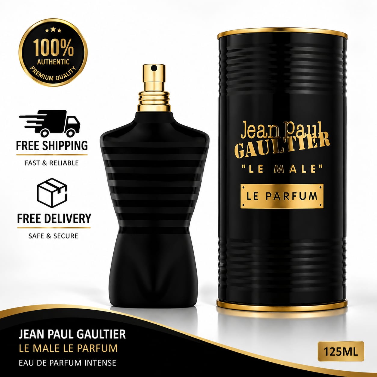 Jean Paul Gaultier Le Male Le Parfum Eau de Parfum Intense 4.2 oz