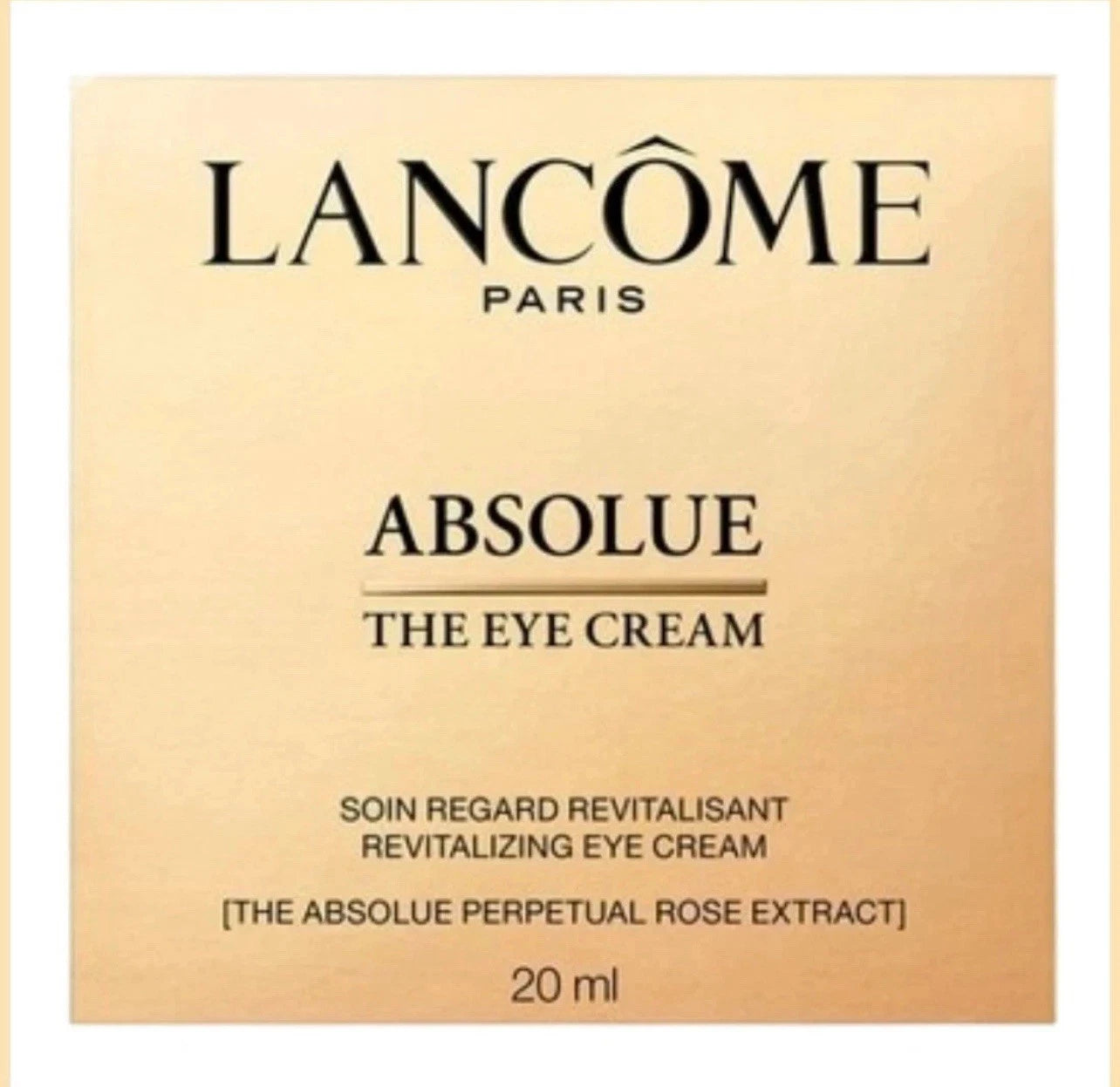 Lancôme Absolue Revitalizing Eye Cream 20ml / 0.7oz